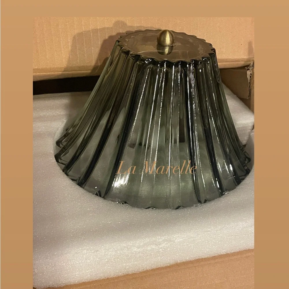 Glass Shade Table Lamp Green - Hearth & Hand™ with Magnolia
